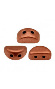 Les perles par Puca® Kos beads Bronze Red Mat 00030-01750